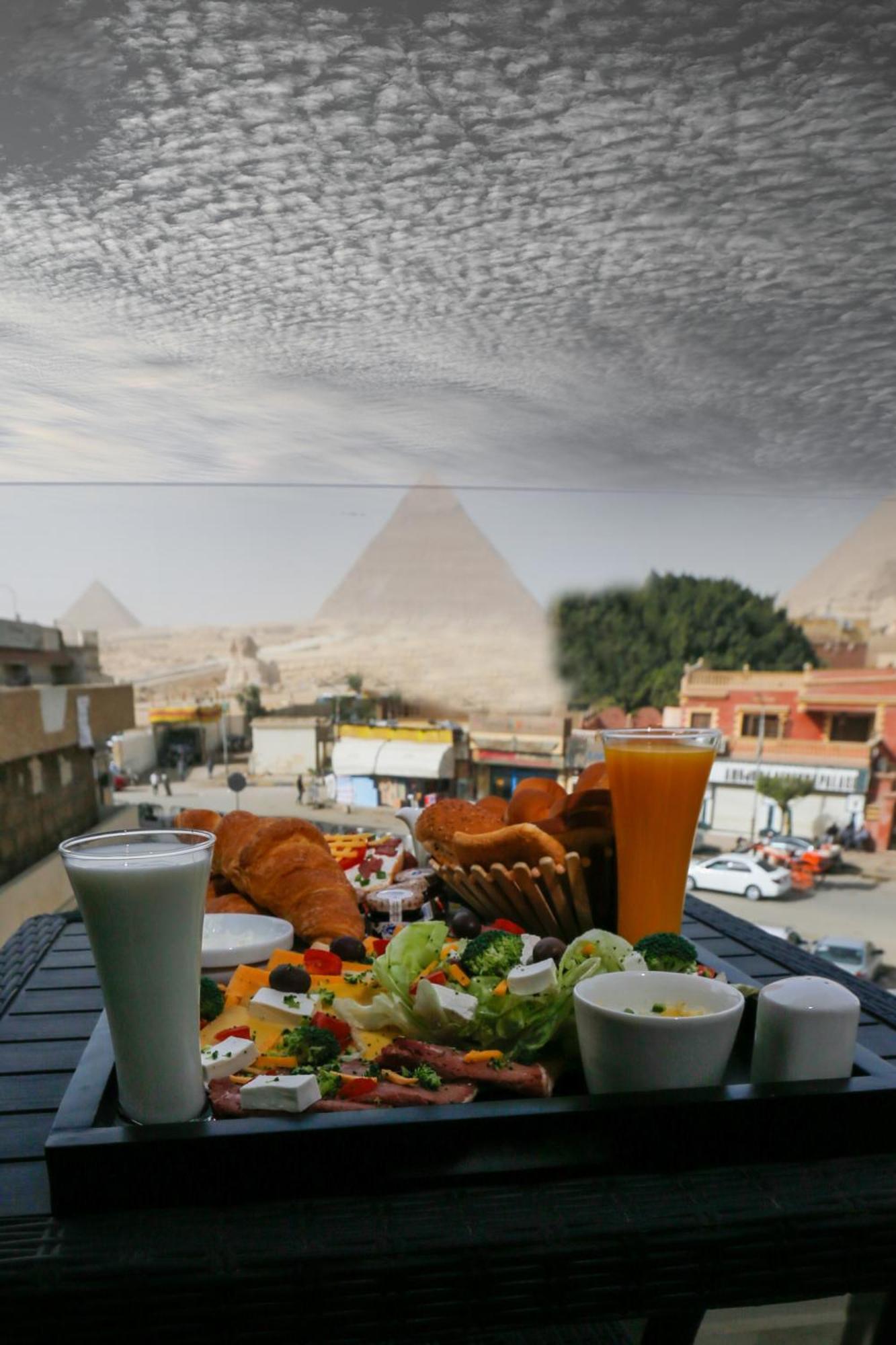 Steps In Pyramids View Hotel Kafrat al Jabal Exterior photo