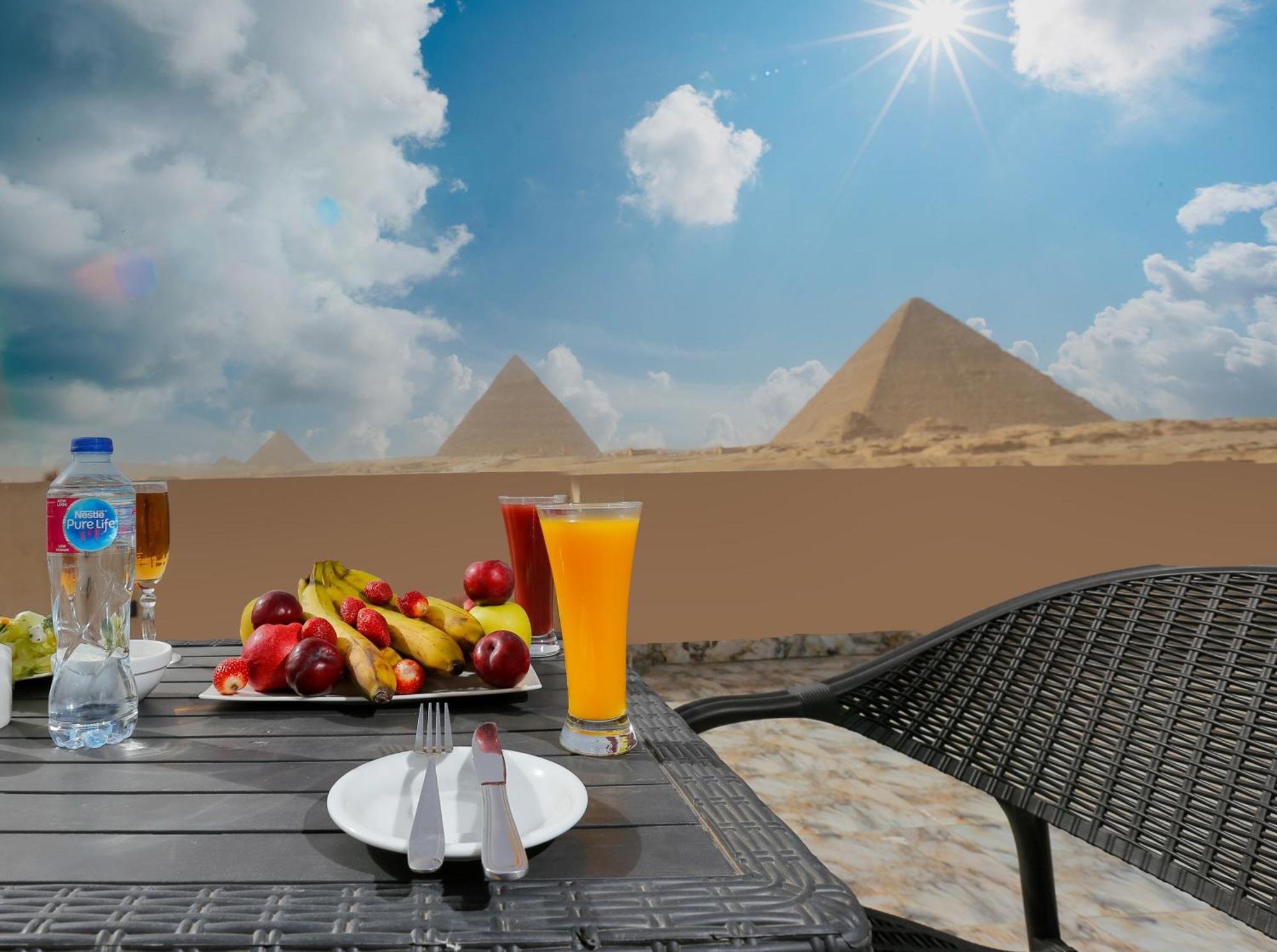 Steps In Pyramids View Hotel Kafrat al Jabal Exterior photo
